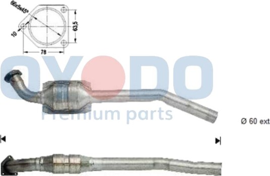 Oyodo 20N0026-OYO Katalysator