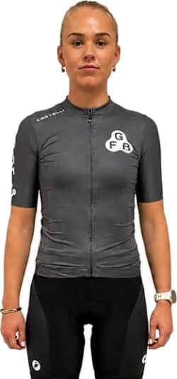 Castelli Gekko Espresso 2 Jersey Dame Grey M
