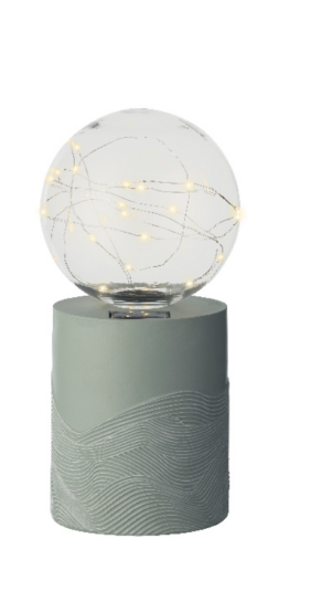 Kaemingk Bordlampe Solcelle Grønn H27
