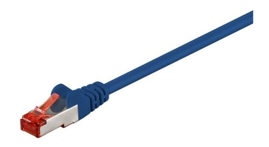 Pro CAT 6 S/FTP Nettverkskabel 1,5 m Blå