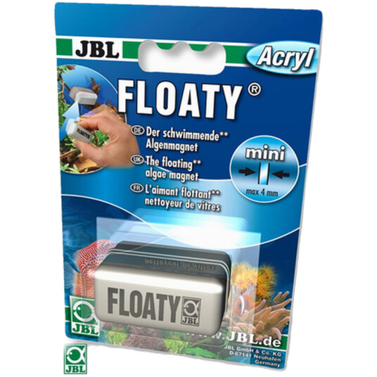 Floaty Mini Acryl/Glass Glass Cleaning Magnet Gray Mini