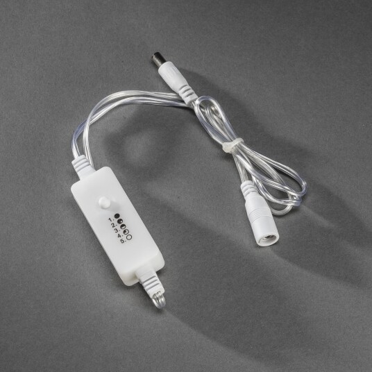 Konstsmide Dimmer 3668-013 5-Trinns, Transparent Kabel Hvit Konstsmide Dimmer 3668-013 5-Trinns, Transparent Kabel Hvit
