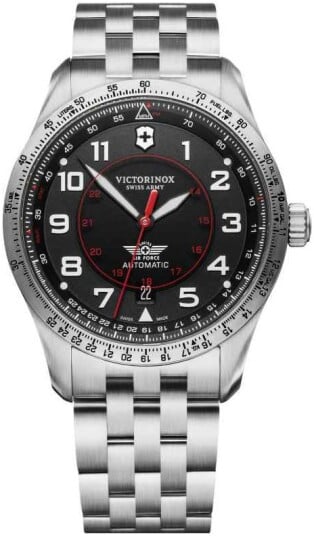 Victorinox Herreklokke 241888 Airboss Sort/Stål Ø42 mm Victorinox Herreklokke 241888 Airboss Sort/Stål Ø42 mm