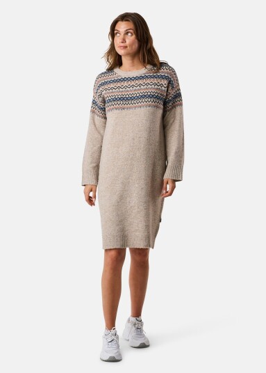 Seaside Hampton Knit Dress W BEIGE 38 Kjoler
