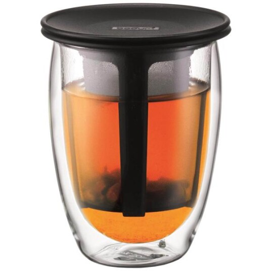 Bodum  Dobbeltvegget teglass svart