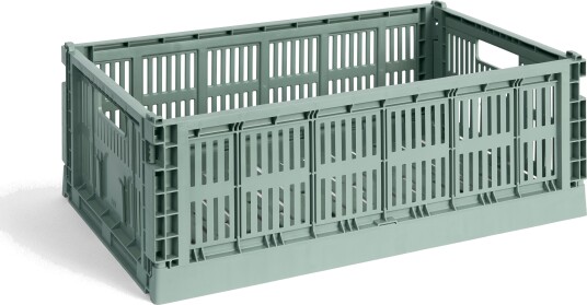 Hay Colour Crate Large Oppbevaring Sage Green