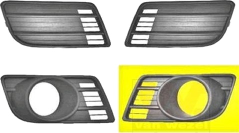 Ventilasjonsgitter VAN WEZEL 5225593