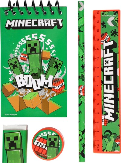 Minecraft - Skrivesett (5 Deler)