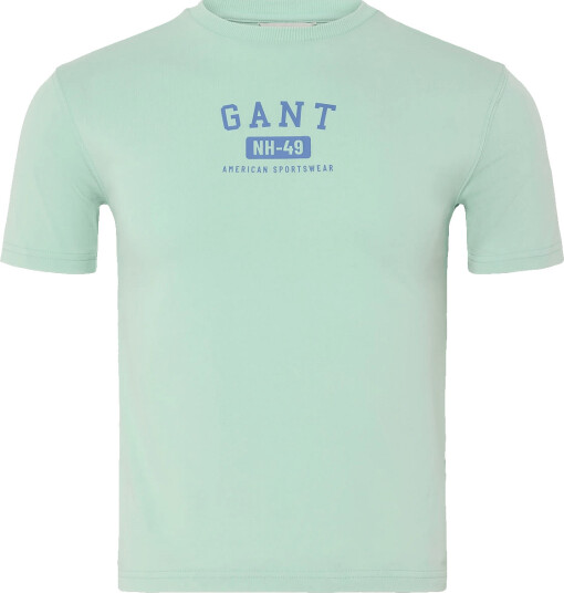 Gant Kids Ocean Wash Graphic Ss T Shirt Green 140