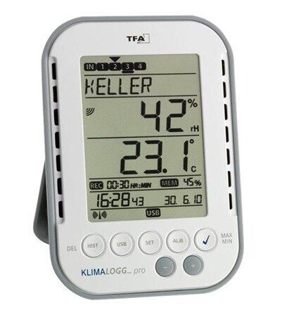TFA profi Thermo-Hygrometer mit Datenlog 30.3039 TFA profi Thermo-Hygrometer mit Datenlog 30.3039