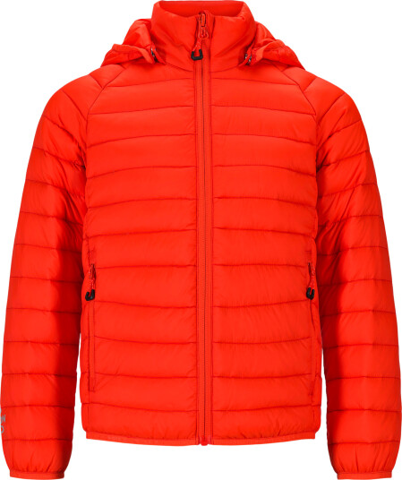 Neomondo Sundvolle Hooded Down Jacket, dunjakke junior 14 SPICY ORANGE