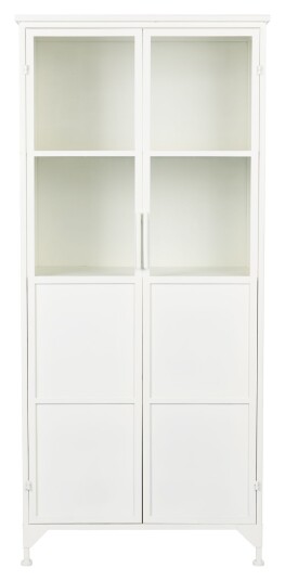 homii Miya Vitrineskap, H150, Hvit Unoliving