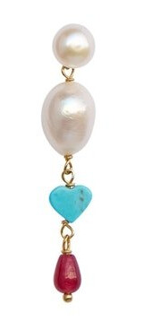 Stine A Jewelry Lou Lou Earring Forgylt Sølv Sterling 925 Onesize Stine A Jewelry Lou Lou Earring Forgylt Sølv Sterling 925 Onesize