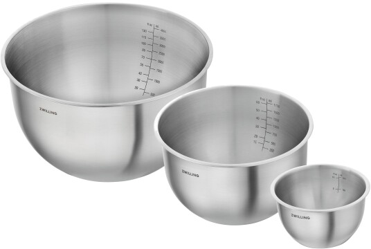 Zwilling Fresh & Save skålsett 3 deler rustfritt stål Zwilling Fresh & Save skålsett 3 deler rustfritt stål