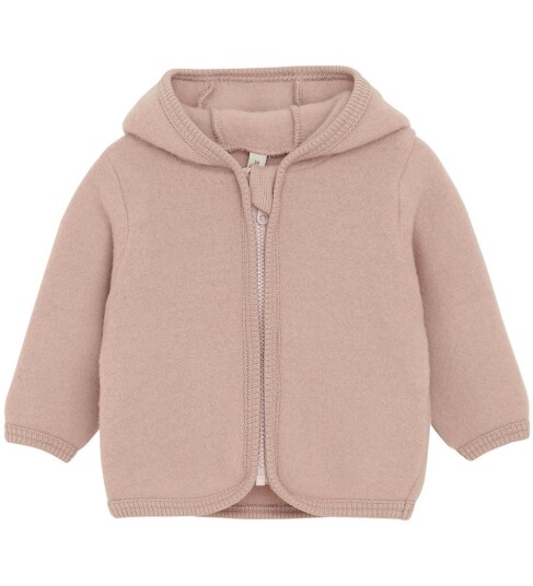 Huttelihut Mahogany Rose Jacket Ears Wool Fleece 98