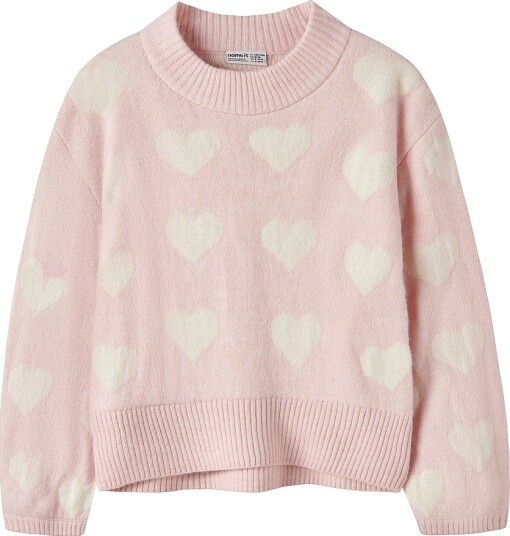 Name It Pullover nkfLeify LS Oversize Knit Rosa