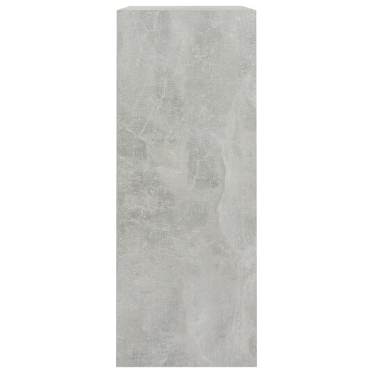  Bokhylle 2 nivåer betonggrå 80x30x76,5 cm konstruert tre
