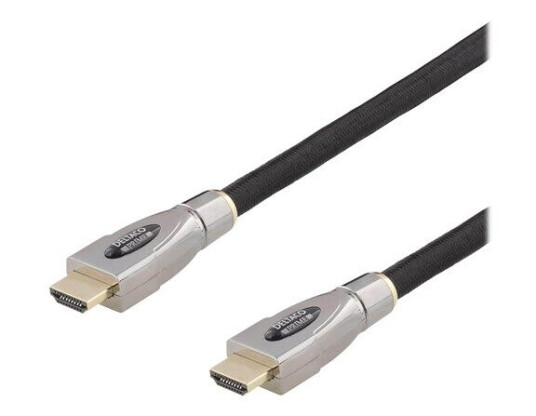 Deltaco Prime 20m HDMI-kabel med Ethernet, Sort, High Speed 4K