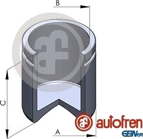 AUTOFREN SEINSA D025889 Stempel, bremsecaliper AUTOFREN SEINSA D025889 Stempel, bremsecaliper