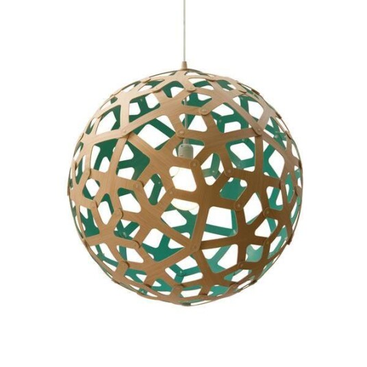 David Trubridge Coral Ø60 Aqua Taklampe