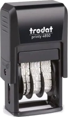 Trodat Swop Pad 6/4850/2   Blekkpatron   2 Farget Blå Rød   For Trodat Printy 4850/L