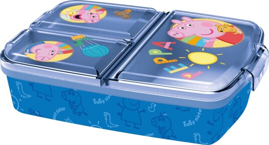 Peppa Gris Matboks med Rom Blå