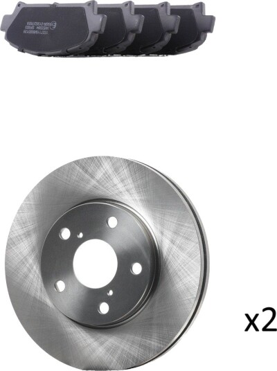 Bremseskiver og klosser RIDEX 3405B2952 Bremseskiver og klosser RIDEX 3405B2952