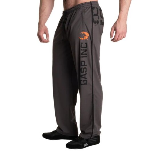 Gasp No. 89 Mesh Pant, grå treningsbukse