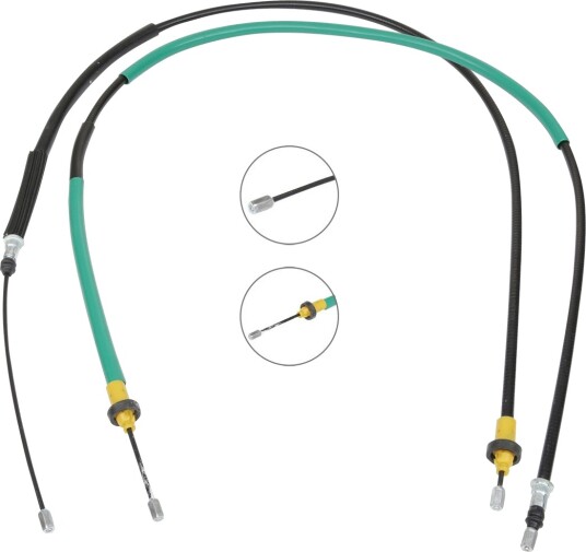 RIDEX 124C1094 Tautrekk håndbremse RIDEX 124C1094 Tautrekk håndbremse