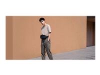 Xiaomi Sports Fanny Pack - Beltepose for cell phone / keys / wallet / earphones / power bank / accessories - stoff, kunstlær, nylon strap - svart Xiaomi Sports Fanny Pack - Beltepose for cell phone / keys / wallet / earphones / power bank / accessories - stoff, kunstlær, nylon strap - svart