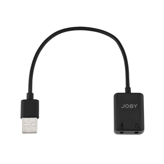 Joby Wavo Audio USB-A Mikrofonadapter Sort Joby Wavo Audio USB-A Mikrofonadapter Sort