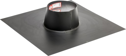 Metalbestos skorstein Ø 250mm beslag 0-5° aluminium svart