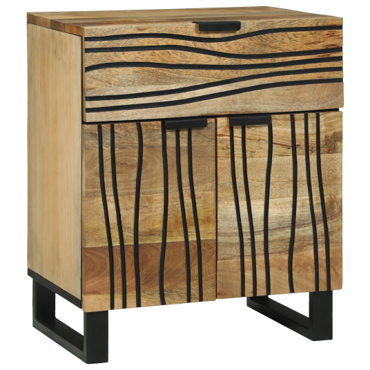 Nattbord 50x33x60 cm i massivt mangotre