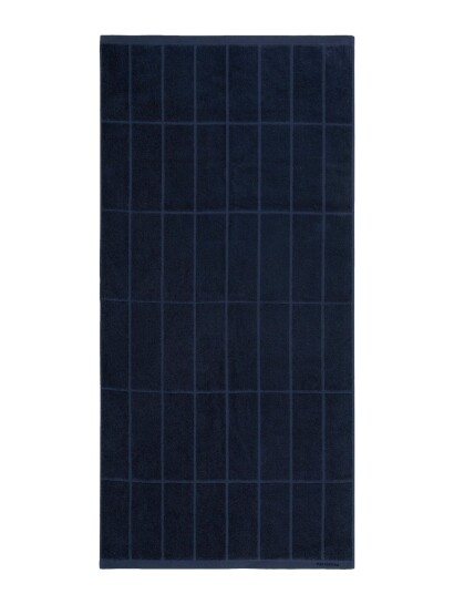 Marimekko Tiiliskivi Bath Towel Navy Marimekko Home DARKBLUE 75X 150CM