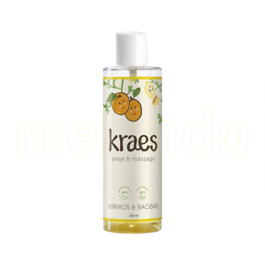KRAES Babybad KRAES Pleie & Massasjeolje M. Aprikos/baobab 150 ml KRAES Babybad KRAES Pleie & Massasjeolje M. Aprikos/baobab 150 ml