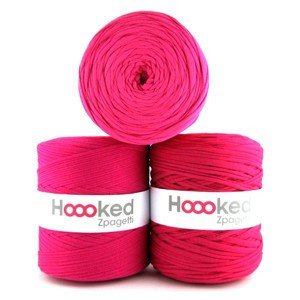 Hoooked Zpagetti Stoffgarn Unicolor 4 Rosa Nyanser 1 stk.