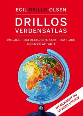 Drillos verdensatlas Innbundet Pent brukt bok