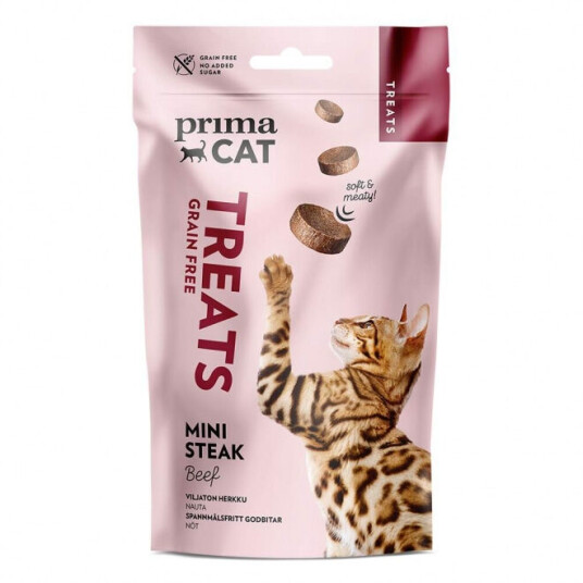 Primacat Softy Grain Free Mini Steak Beef 50 G