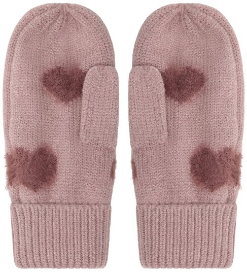 Minymo Knitted Mittens Soft Teddy FAWN 4 6Y