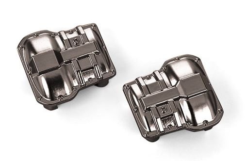 Traxxas 9738-BLKCR DifferentIal Cover Front/Rear Black Chrome 2 Traxxas 9738-BLKCR DifferentIal Cover Front/Rear Black Chrome 2