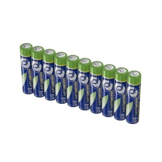 Alkaliske 1,5 V AAA batterier 10 pakning med høy ytelse Alkaliske 1,5 V AAA batterier 10 pakning med høy ytelse