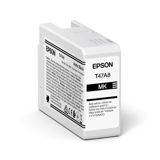 Epson T47A8 MBK blekkpatron - C13T47A800 Original - Matte Svart 50 ml Epson T47A8 MBK blekkpatron - C13T47A800 Original - Matte Svart 50 ml