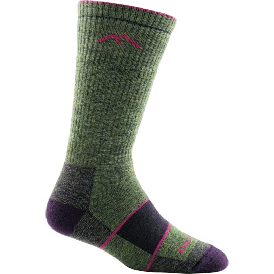 Darn Tough Women's Hiker Boot Sock Full Cushion L , Moss Heather