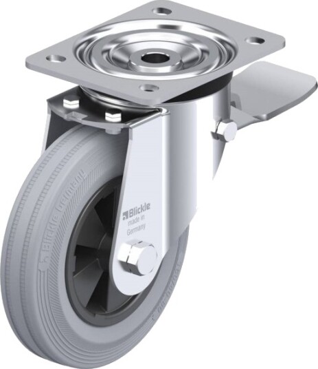 Blickle 54270 L-Vpp 160G-St-Sg Styrehjul Med Brems Hjuldiameter 160 Mm Bæreevne Maks. 135 Kg
