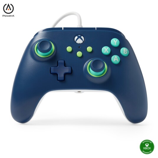 PowerA Wired Controller   Mariner Blue Xbox Series X   S