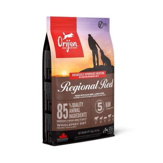 Orijen Regional Red Tørrfôr til Hund 6 kg Uten Korn