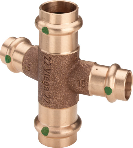 Viega 5 stk 22 x 15 mm Profipress-Kryss
