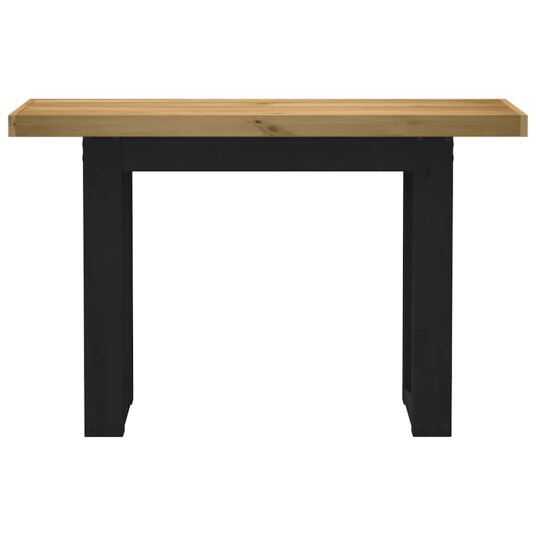 Konsollbord NOAIN U-formede ben 120x30x75 cm heltre furu 8721158503206