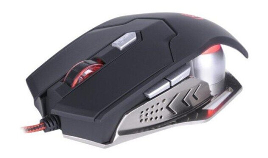 Rebeltec Falcon Kablet Gamingmus med 6 Knapper og 2400 DPI - Sølv