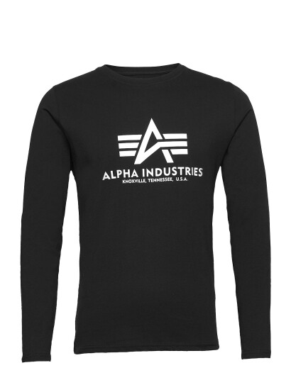 Alpha Industries Basic Longsleeve Bl   Black   M